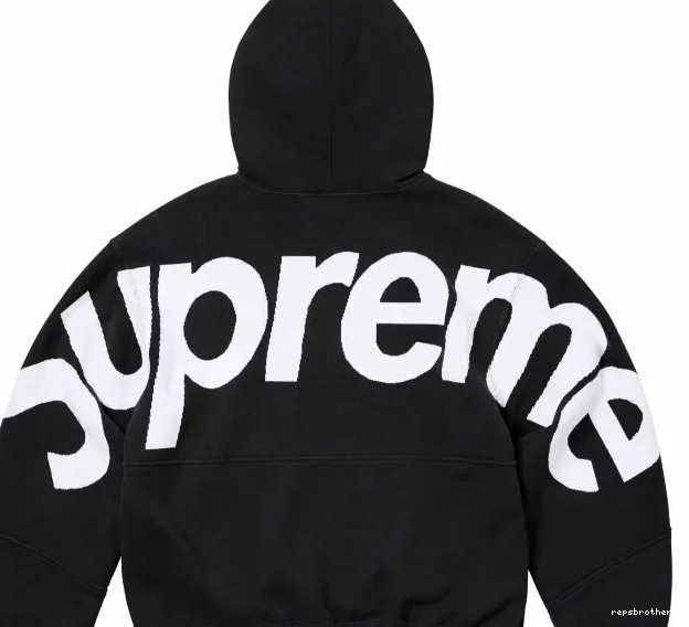 L JACQUARD BIG Big S SWEATSHIRT LOGO Sweatshirt Grey Hoodie HOODED LOGO XL Back M Black 0706
